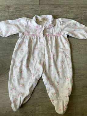 Baby Club Pima Cotton Smocked Sleeper